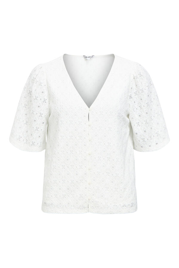 Object Top estrutura manga curta Branco