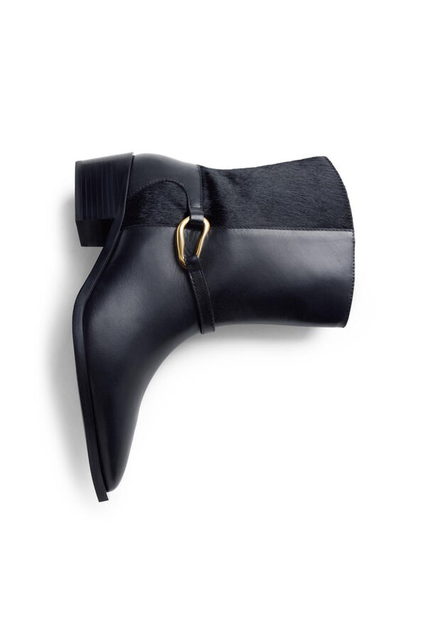 Gioseppo Botins de couro Melyssa Pinto Preto