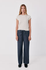 Cortefiel Chambray pyjama trousers Blue