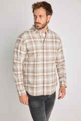 Jack & Jones Camisa regular aos quadrados Cinzento