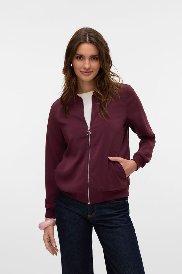 Vero Moda Blusão bomber Roxo
