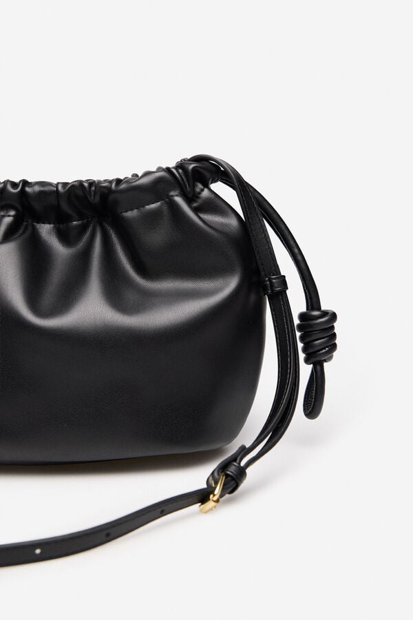 Cortefiel Bolsa de mala de tiracolo Preto