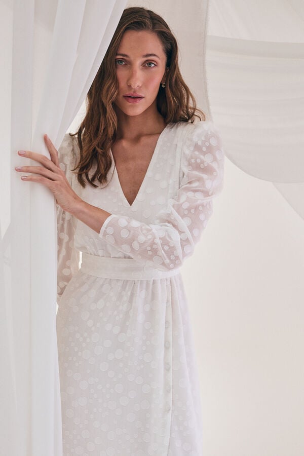 Pol&iacute;n Et Moi Amaia wedding dress White