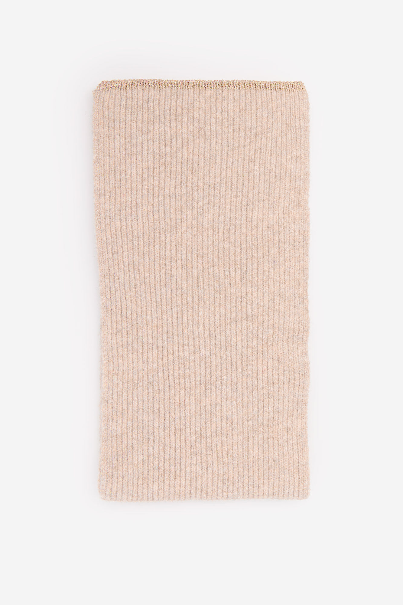 Cortefiel jersey-knit scarf with lurex