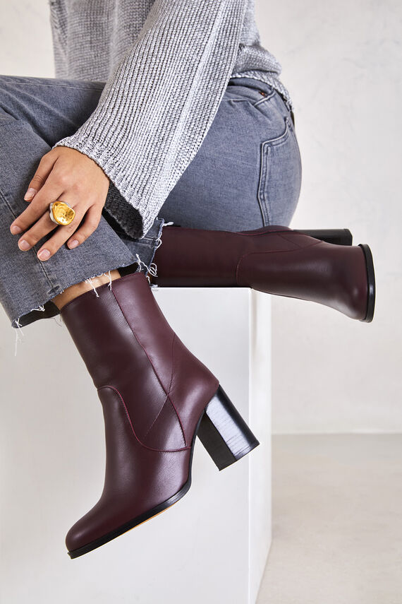 Botines de piel Chiara