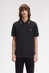 Fred Perry Men's short sleeve piqué polo shirt Black