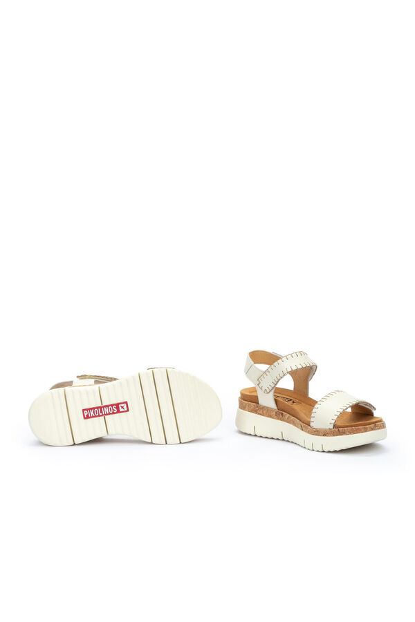 Pikolinos Sandalias cuña Blanco