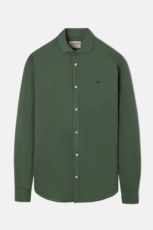 Silbon Camisa sport soft Verde
