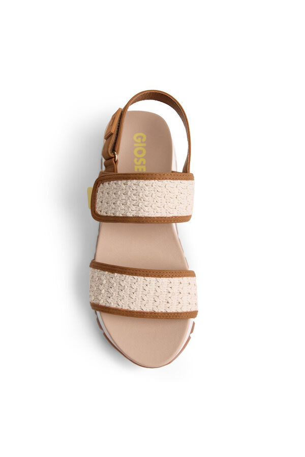 Gioseppo Sand&aacute;lias desportivas crochet Dodoma Tostado