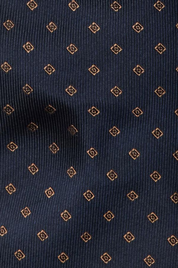 Selected Gravata 100% seda Azul