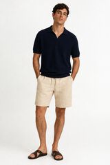 Selected Cal&ccedil;&otilde;es de linho Castanho