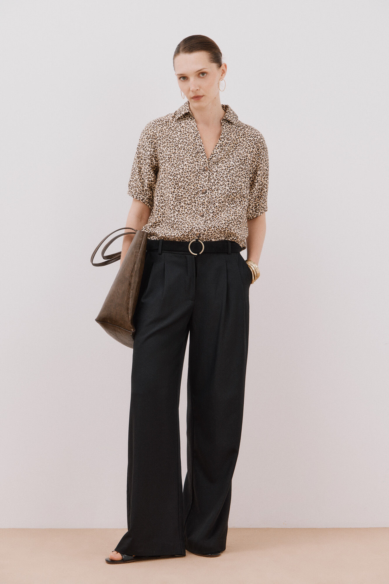 Cortefiel Animal print shirt