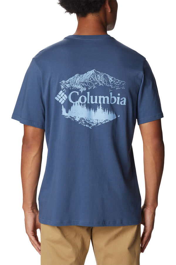 Cortefiel Short-sleeved Columbia Rockaway River T-shirt™  Blue