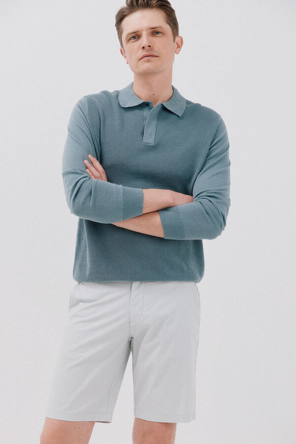 Cortefiel Chino bermuda shorts Blue