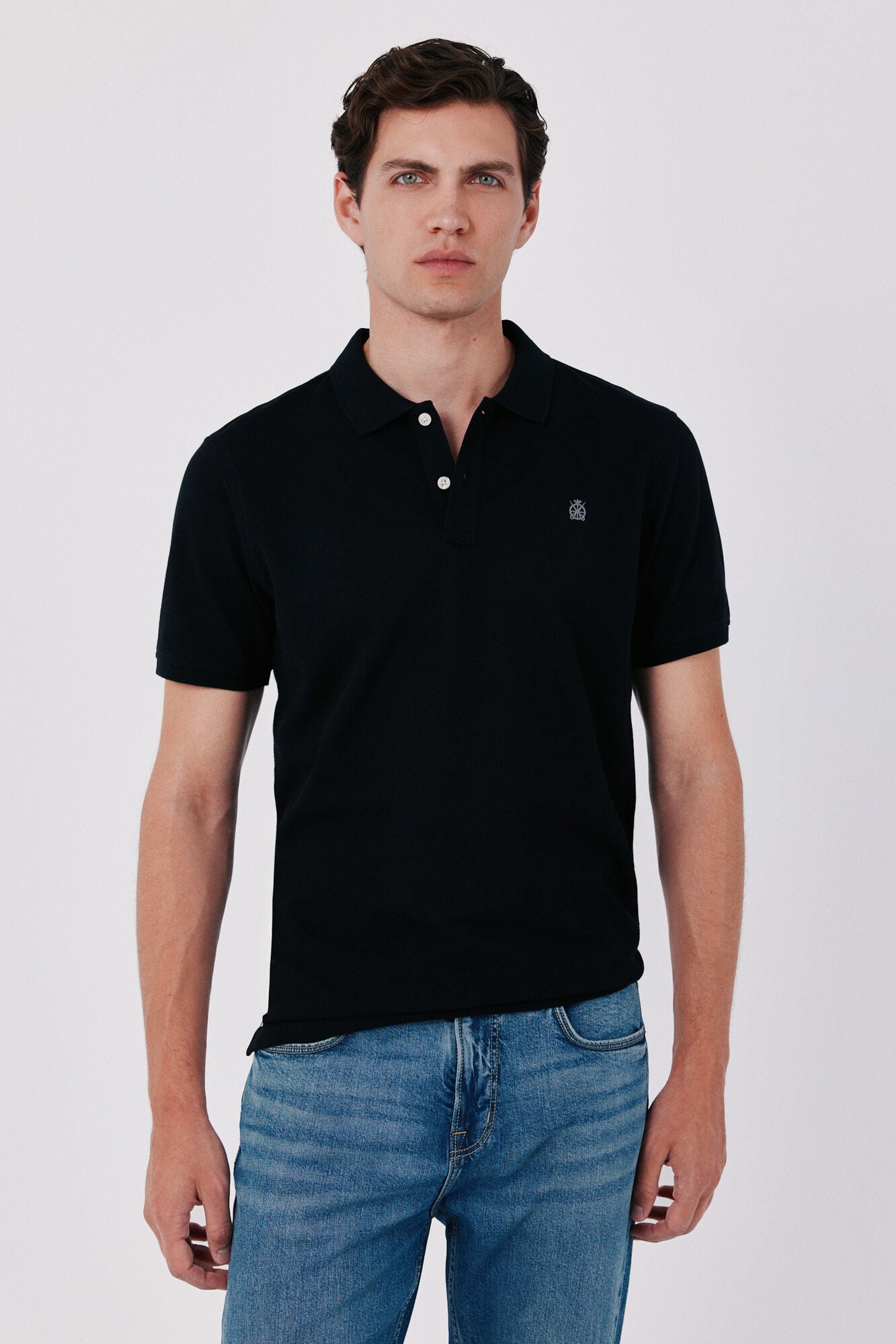 Cortefiel Piqu&eacute; slim polo shirt