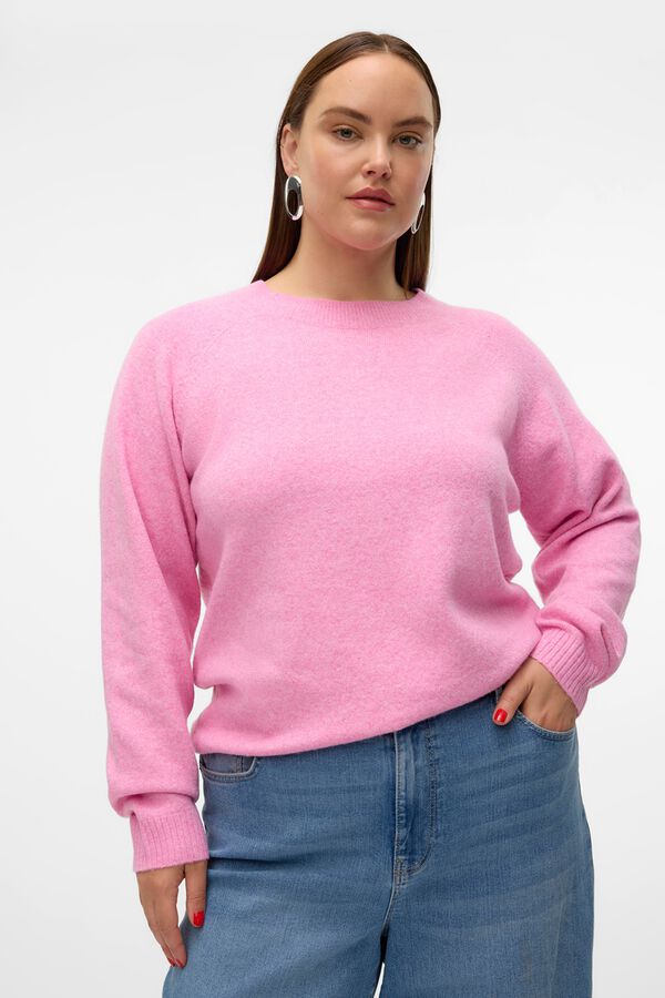 Vero Moda Curve Camisola de malha soft touch Subiu