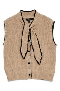 Vero Moda Laçada de colete com malha 