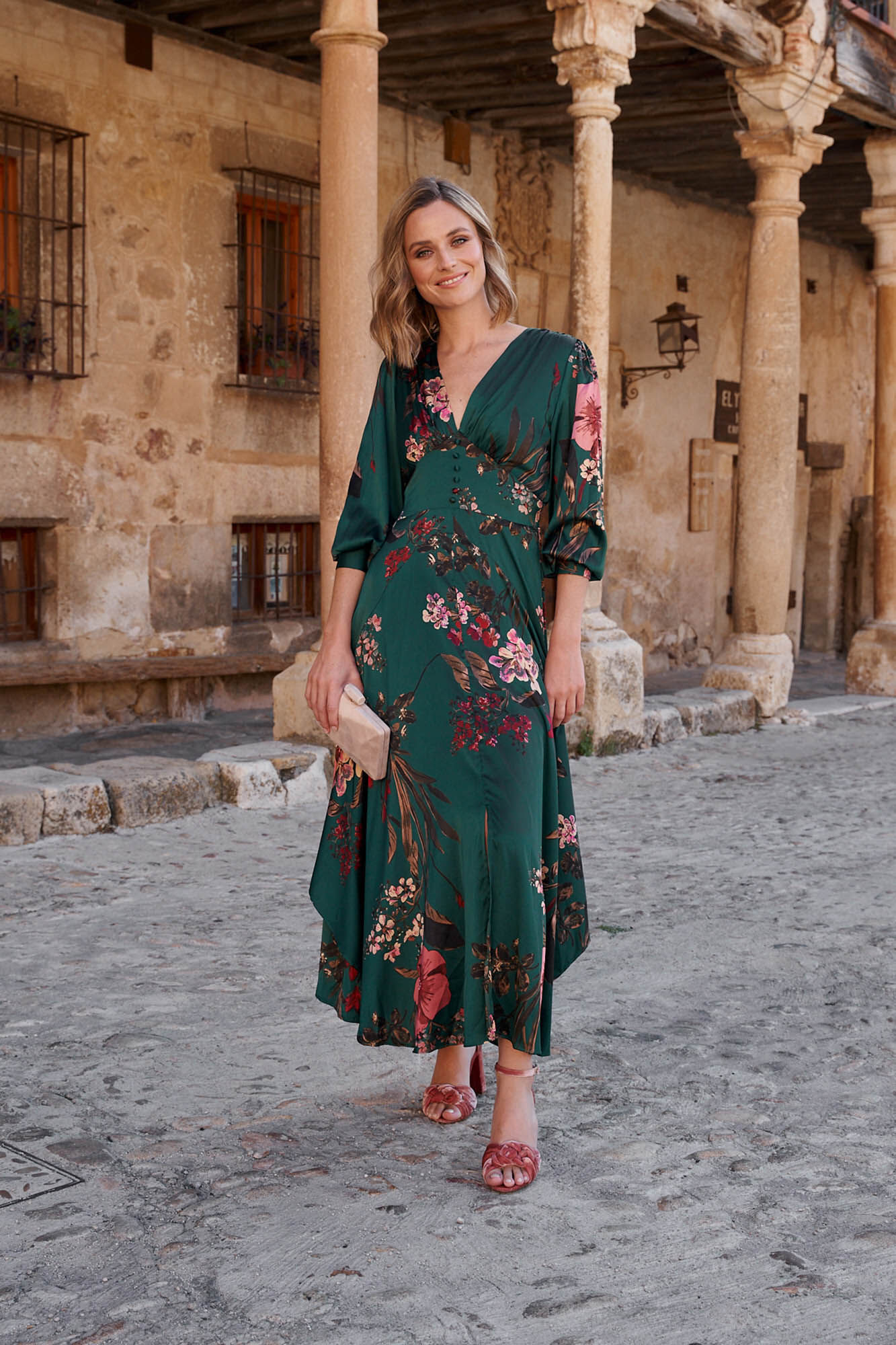 Vestido flores narcisa