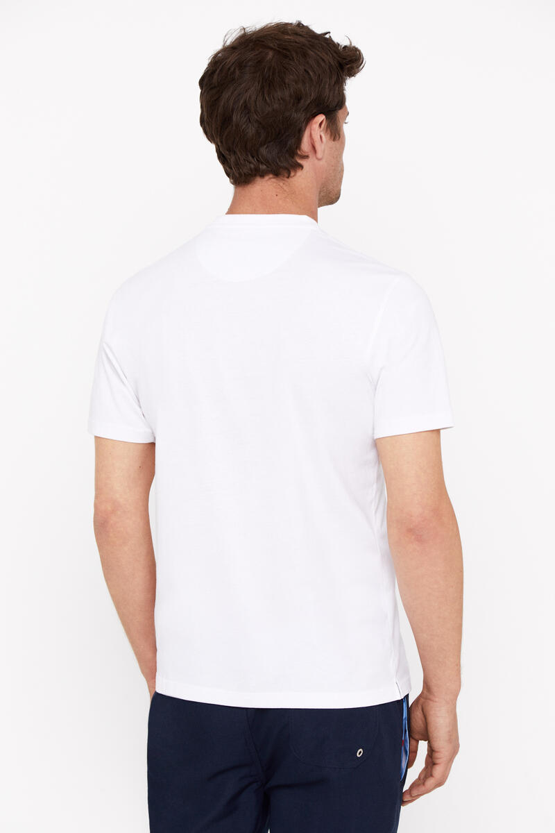 Cortefiel Graphic T-shirt White