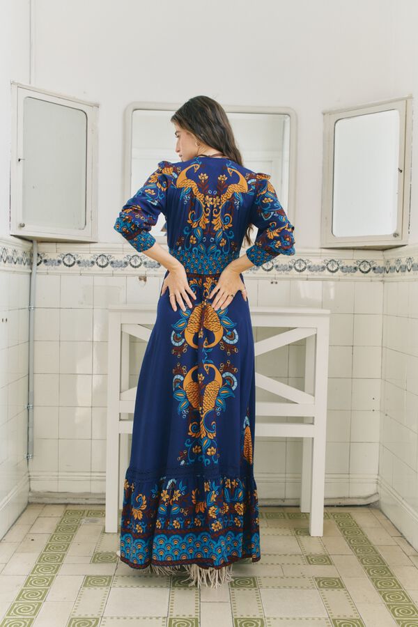 Jaase Vestido maxi Sabrina Azul