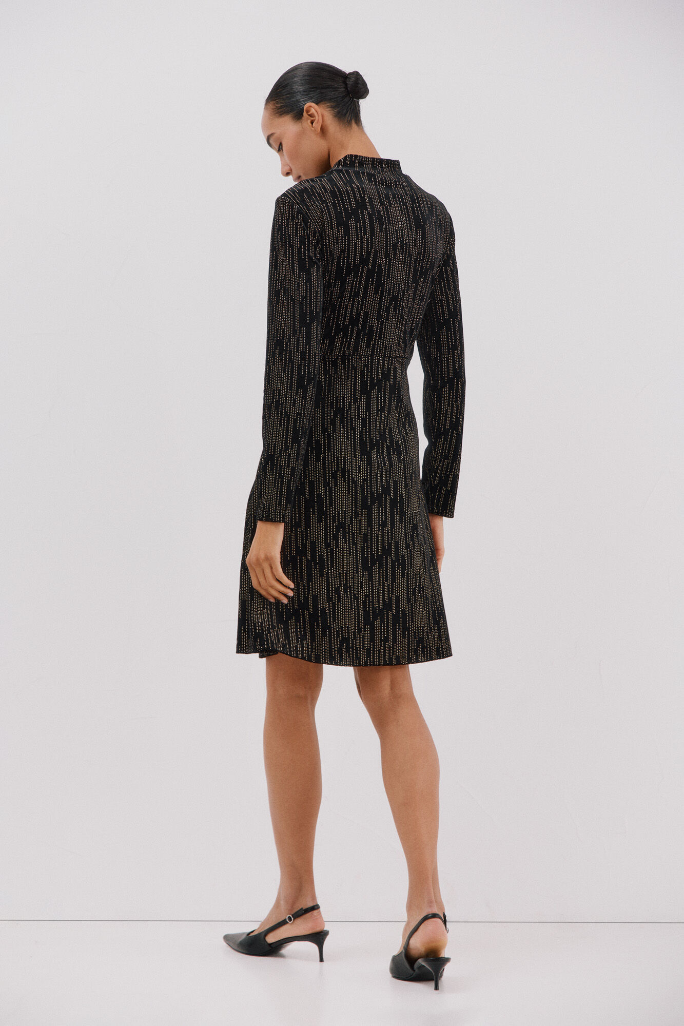 Cortefiel Short dress with shiny touches