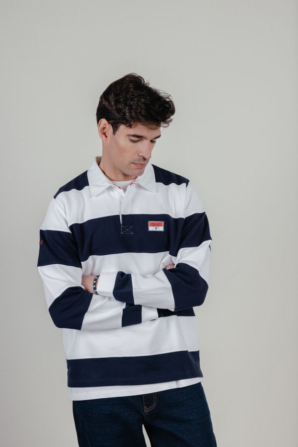 elPulpo Rugby polo shirt Navy