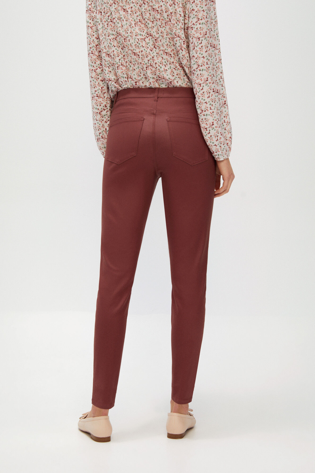 Pantalon efecto piel cortefiel clearance