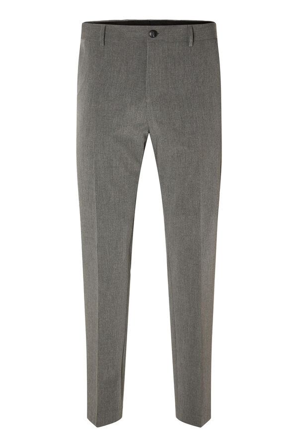 Cortefiel Slim fit suit trousers Grey