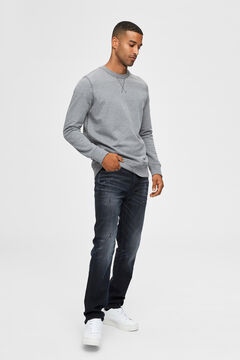 Cortefiel Organic sweatshirt Gray