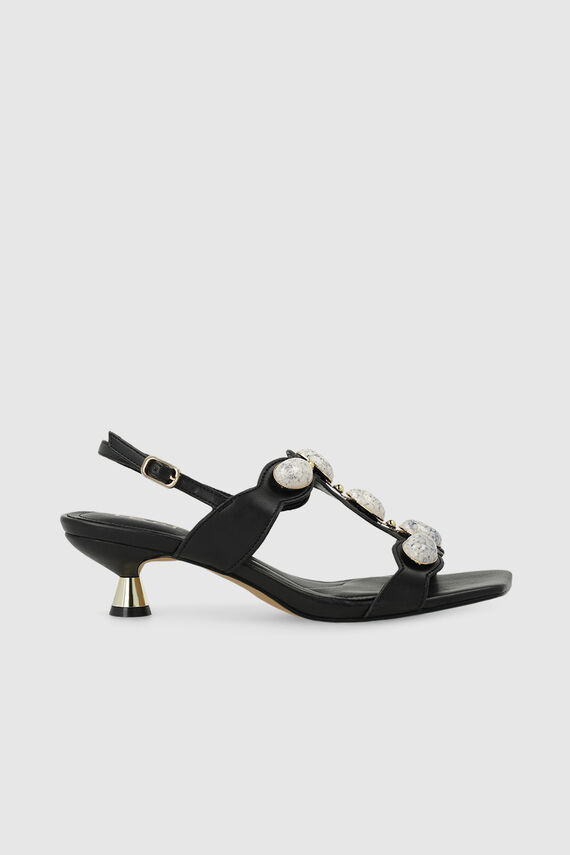 Sandalias efecto piel