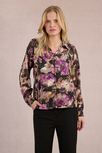 Molly Bracken Camisa de manga comprida com estampado