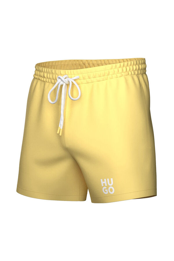 HUGO Logo swimwear Yellow