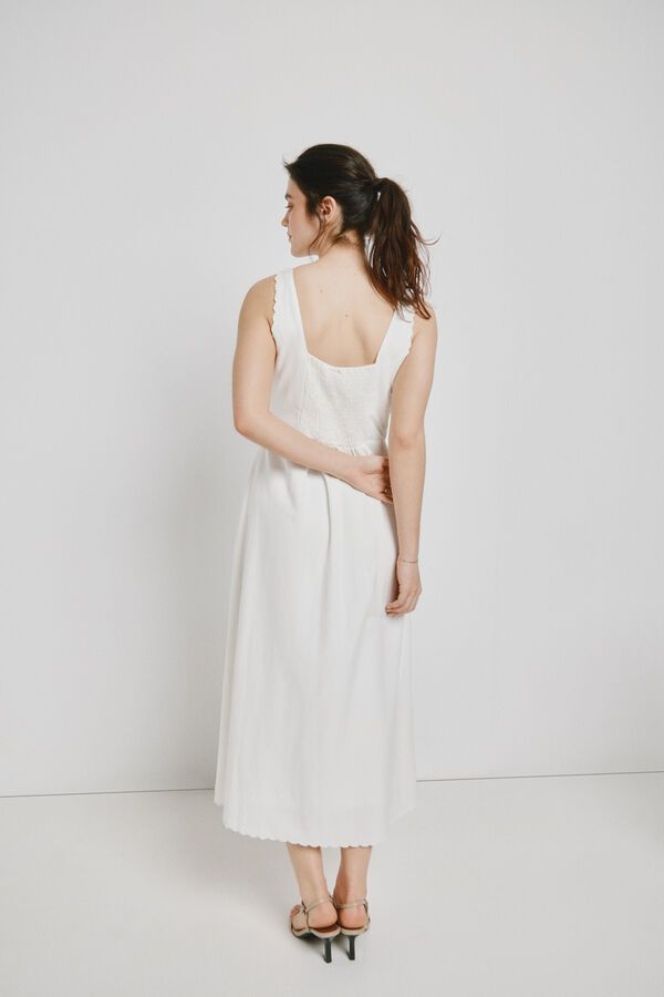 Vero Moda Strappy midi dress White