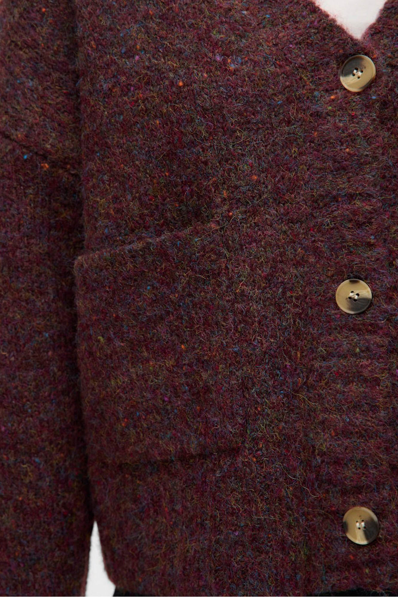 Vero Moda C&aacute;rdigan corto de manga larga con bolsillos