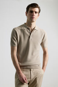 PuroEGO Camisa polo de malha camisola