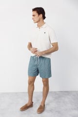 Cortefiel Geometric print swimwear Green