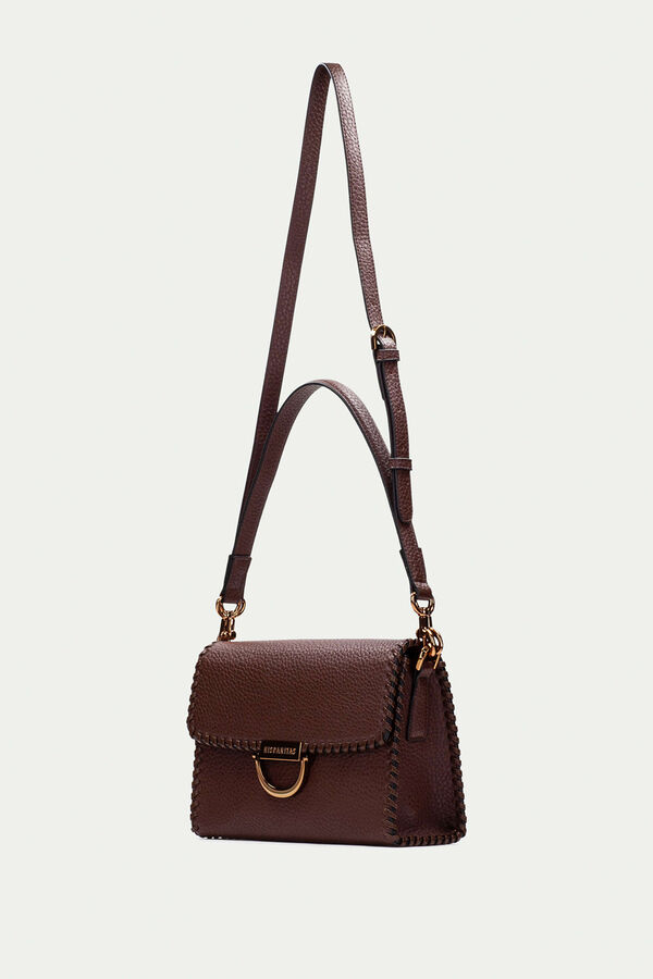 Hispanitas Bolsa hobo com fecho magnético Castanho