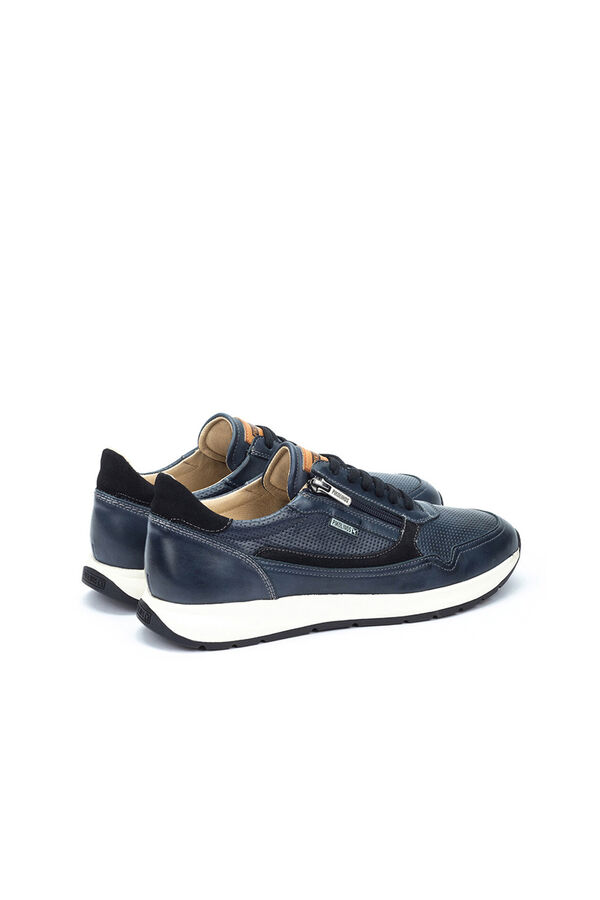 Pikolinos Men's lace-up and zip fastening trainers Blue