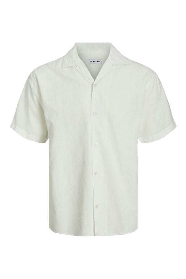 Cortefiel Camisa slim fit Blanco 