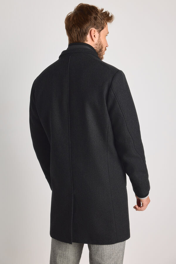 Jack & Jones Sobretudo gola alta com l&atilde; Cinzento