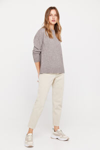Cortefiel Mom fit trousers Nude