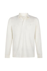 Cortefiel Polo refinado manga larga Marfil