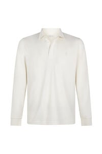 Cortefiel <br>-Regular fit<br>-Piqué fabric<br>-Long sleeve, placket with buttons and embroidered logo on the chest<br>-Shirt cuffs with button<br>-By buying our cotton products, you're supporting our investment in the Better Cotton initiative. This product has bee