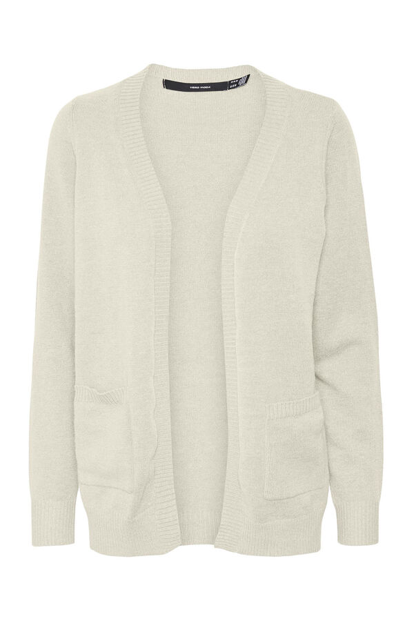 Vero Moda Casaco de malha básico Cinzento