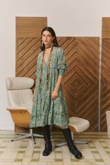 Jaase Vestido midi Monday Verde
