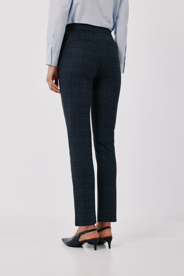 Cortefiel Pantal&oacute;n de mujer de punto roma Estampado beige