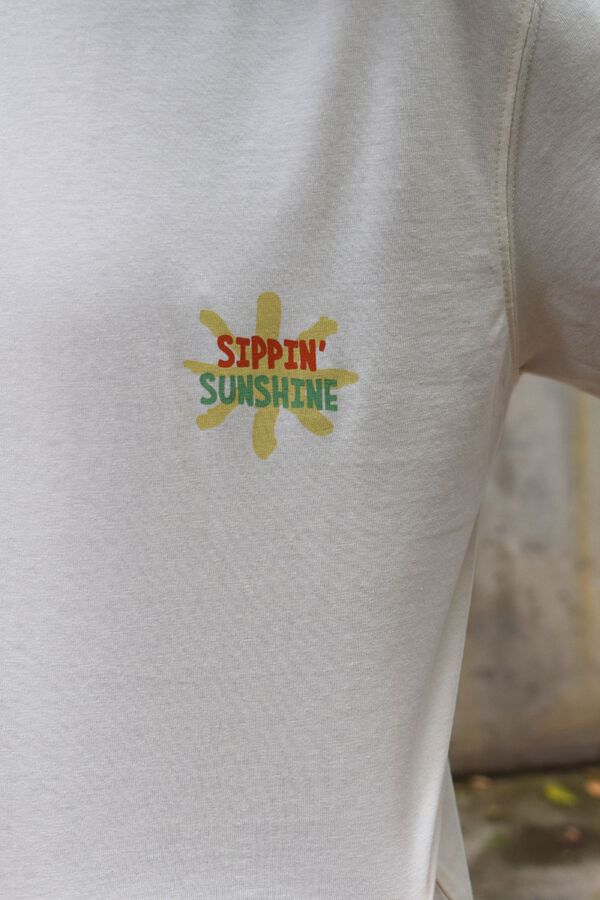 Cloking T-shirt Lavada Berry Best Ecru