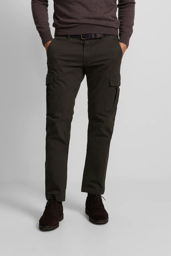 Silbon Cargo sport trousers Kaki