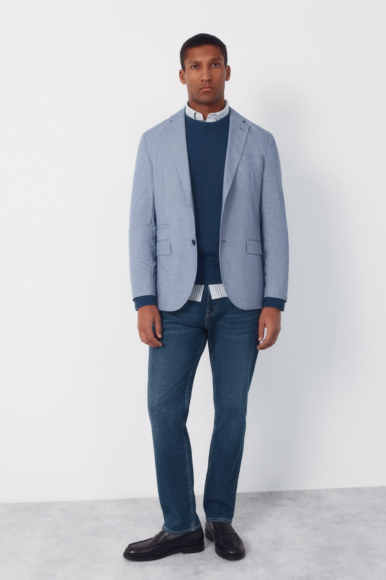 Cortefiel Jersey-knit blazer