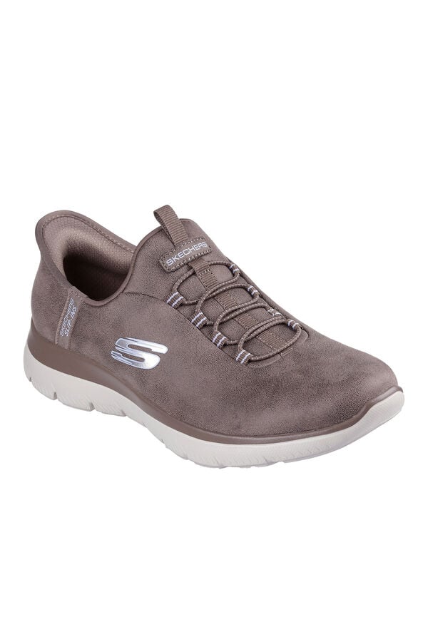 Skechers Chinelos de quarto Summits Castanho